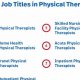 Best Physical Therapy Jobs in Hawaii Now | Physical Health & Fitness – Boost Your Body, Energy, and Wellbeing