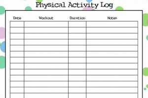 Effective Physical Education Log: A Guide | Physical Health & Fitness – Boost Your Body, Energy, and Wellbeing