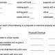 Worksheet: Chemical & Physical Properties and Changes | Physical Health & Fitness – Boost Your Body, Energy, and Wellbeing