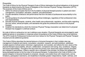 Guide to Physical Therapy Code of Ethics for PTs Physical Health & Fitness – Boost Your Body, Energy, and Wellbeing Guide to Physical Therapy Code of Ethics for PTs | Physical Health & Fitness – Boost Your Body, Energy, and Wellbeing