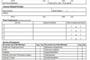 Free Printable Pre-Employment Physical Forms [PDF] | Physical Health & Fitness – Boost Your Body, Energy, and Wellbeing