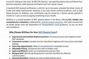 DOT Physicals: How Long Do They Last? Physical Health & Fitness – Boost Your Body, Energy, and Wellbeing DOT Physicals: How Long Do They Last? | Physical Health & Fitness – Boost Your Body, Energy, and Wellbeing