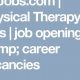 Top Select Physical Therapy Job Openings Now | Physical Health & Fitness – Boost Your Body, Energy, and Wellbeing