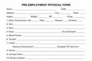 Pre-Employment Physical Forms: A Complete Guide Physical Health & Fitness – Boost Your Body, Energy, and Wellbeing Pre-Employment Physical Forms: A Complete Guide | Physical Health & Fitness – Boost Your Body, Energy, and Wellbeing