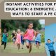 Boosting PE with Instant Activities | Physical Health & Fitness – Boost Your Body, Energy, and Wellbeing