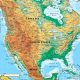 Detailed Physical Map of America and Canada: Explore Topography | Physical Health & Fitness – Boost Your Body, Energy, and Wellbeing