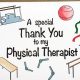 Physical Therapist Thank You Card | Physical Health & Fitness – Boost Your Body, Energy, and Wellbeing