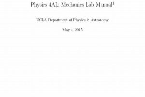 Guide to UCLA Physics 4AL: Mechanics & Waves | Physical Health & Fitness – Boost Your Body, Energy, and Wellbeing