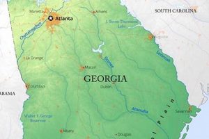 Explore Georgia Physical Map: Terrain & Topography | Physical Health & Fitness – Boost Your Body, Energy, and Wellbeing
